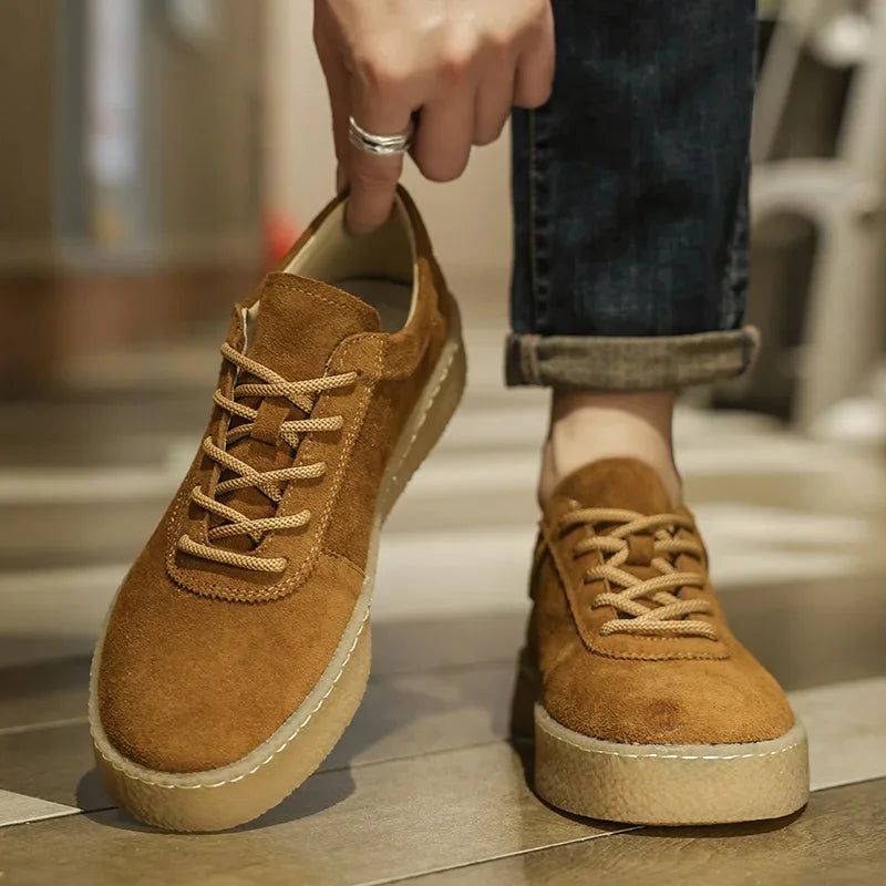 Shoes made from genuine leather.