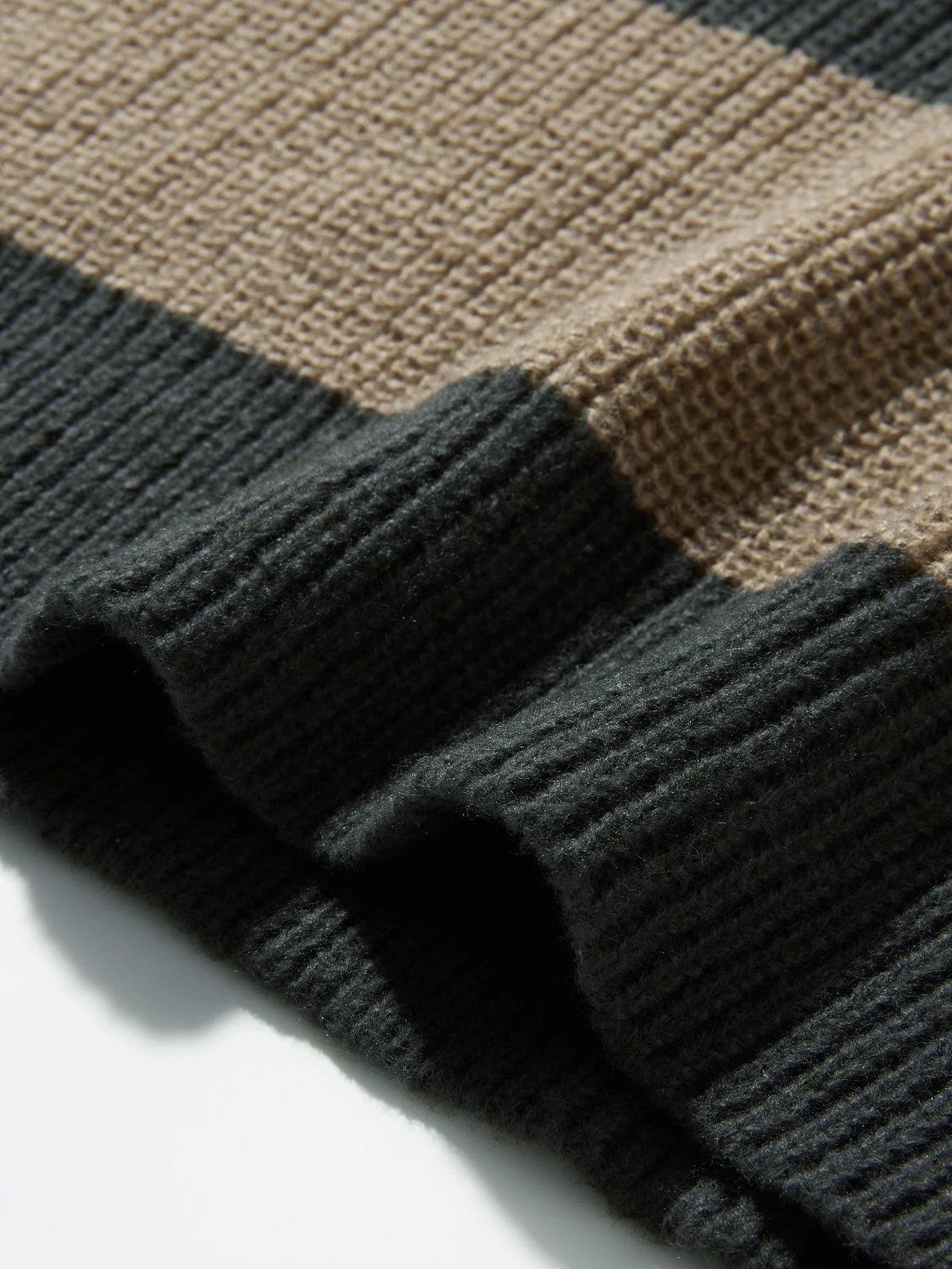 Casual striped sweater.