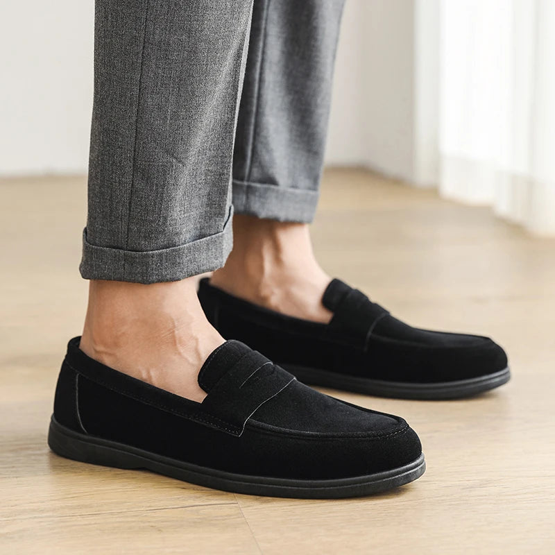 Casual slip-on moccasins.