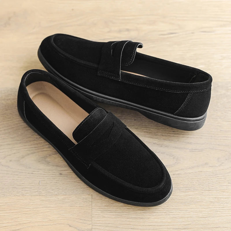Casual slip-on moccasins.