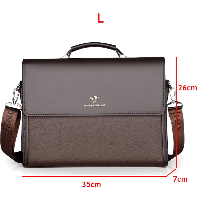 Leather executive briefcase.