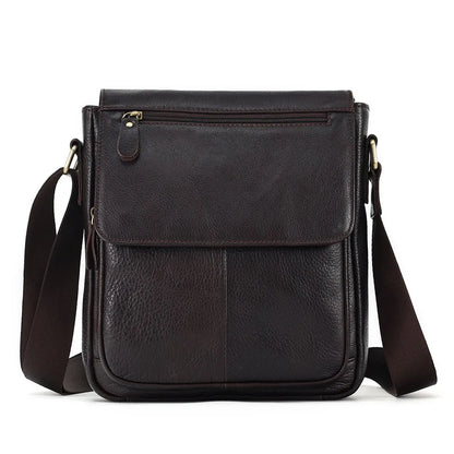 Leather crossbody bag.