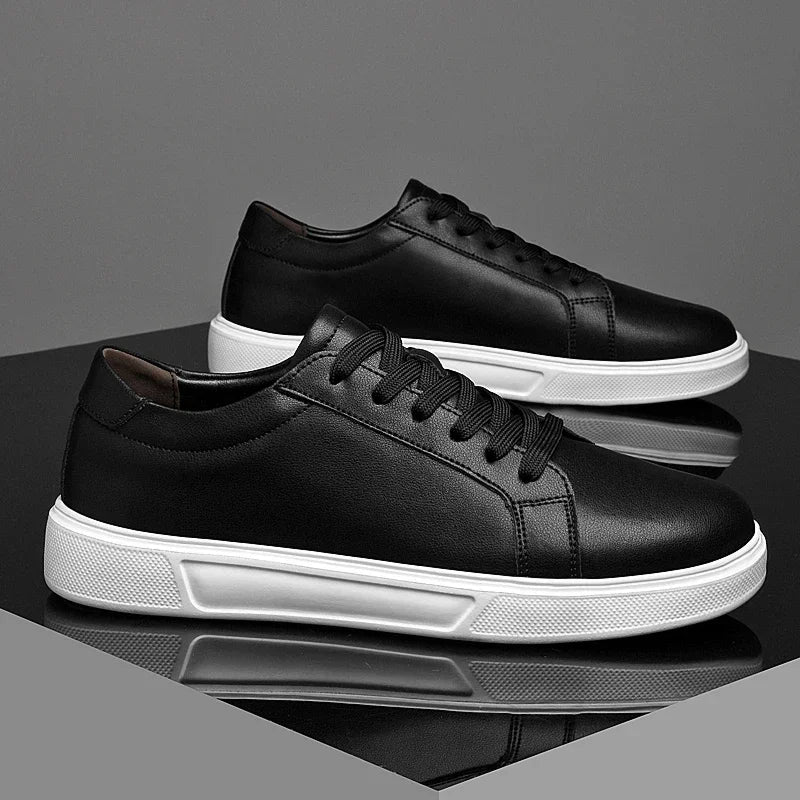 Shoe made of non-slip leather.