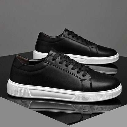 Shoe made of non-slip leather.