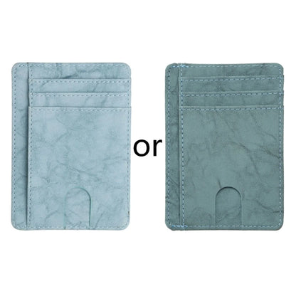 Leather card holder.