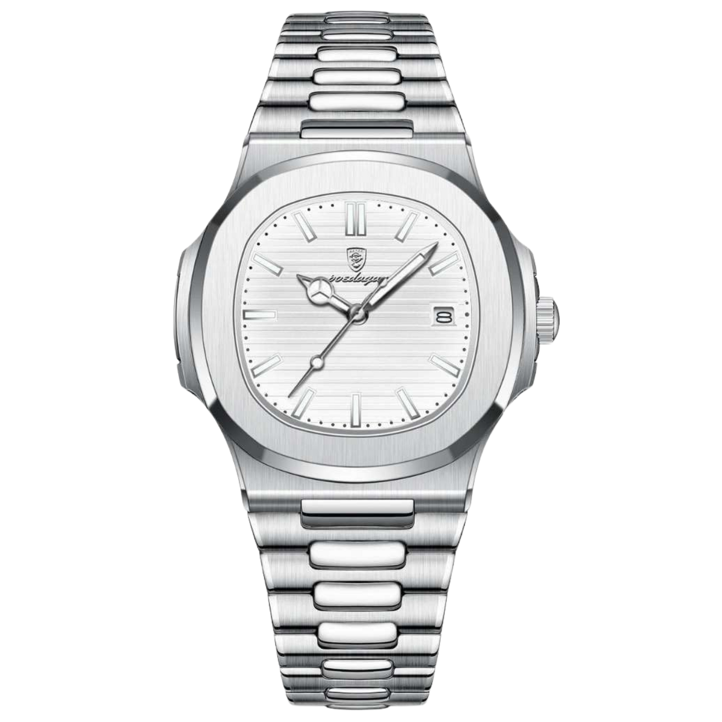 Poedagar Business Men Clock Stainless