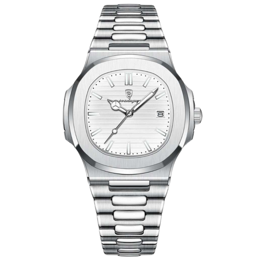 Poedagar Business Men Clock Stainless