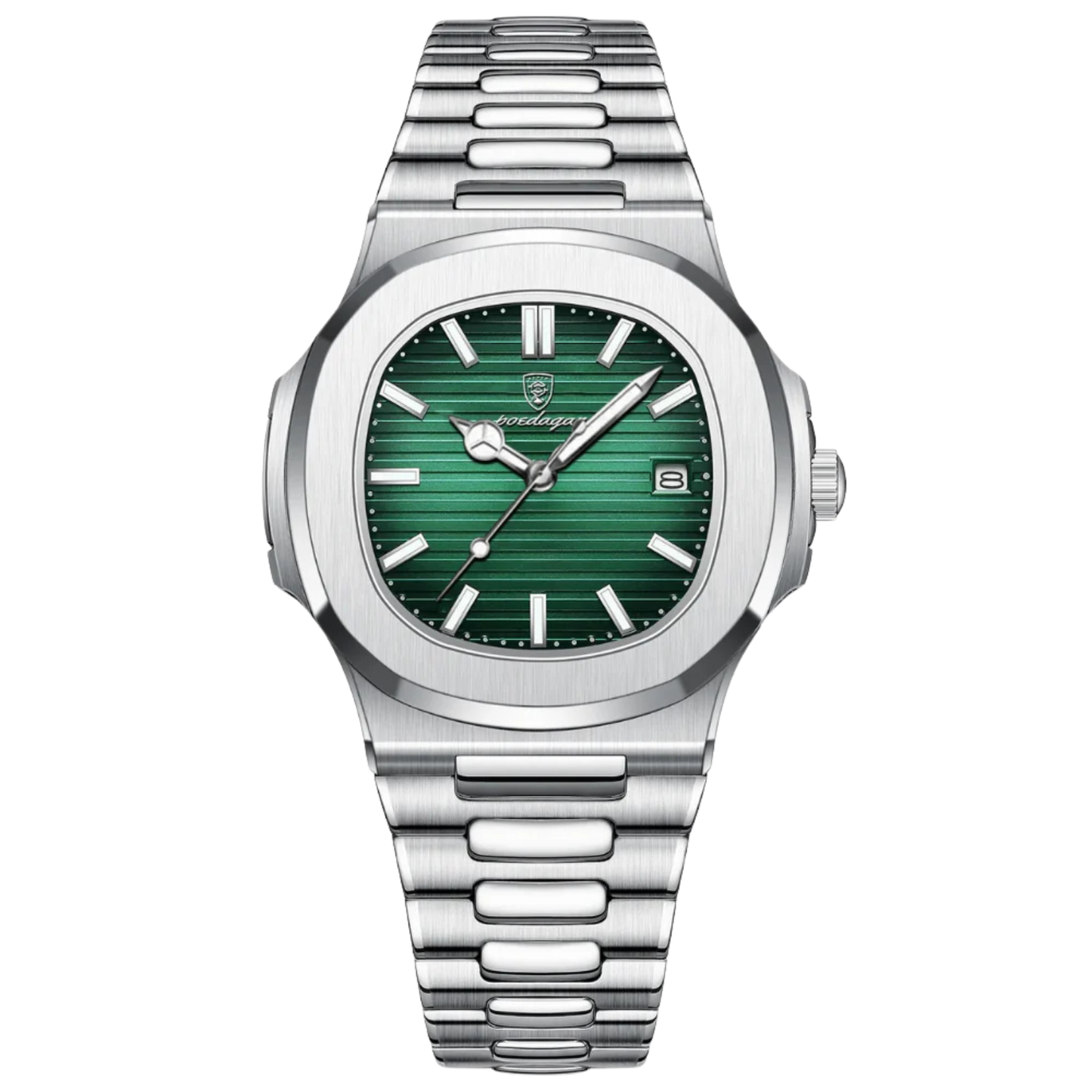 Poedagar Business Men Clock Stainless